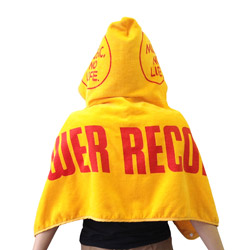 Tower Records フード付きタオル Tower Records Online