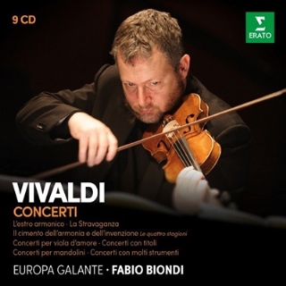 ビオンディ＆エウローパ・ガランテによるヴィヴァルディの協奏曲録音