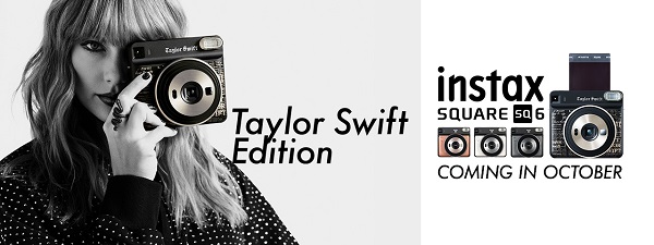 テイラー スウィフト Taylor Swift がデザインを監修した スクエアフォーマットに対応したカメラ Instax Square Sq6 が発売 Tower Records Online