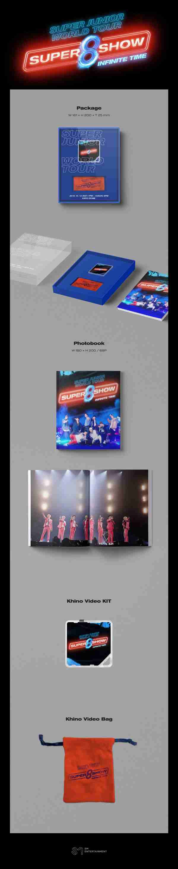 Super Junior ソウル単独コンサート Super Junior World Tour Super Show 8 Infinite Time キットビデオで映像化 Tower Records Online