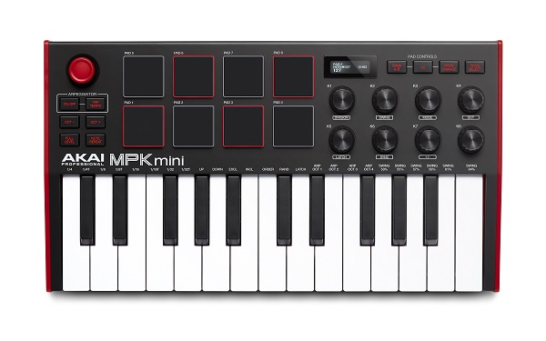 Akai Pro MIDIキーボードコントローラー ミニ25鍵USB