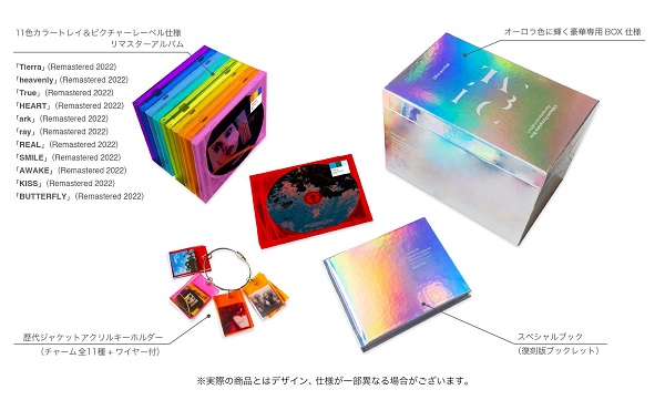L'Arc～en～Ciel、5月18日リリースの結成30周年記念アルバム・リマスターBOX『L'Album Complete Box  -Remastered Edition-』ヴィジュアル公開 - TOWER RECORDS ONLINE