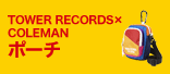 TOWER RECORDS×COLEMAN ポーチ
