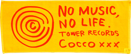 Cocco “NO MUSIC, NO LIFE.” No.134 タオル